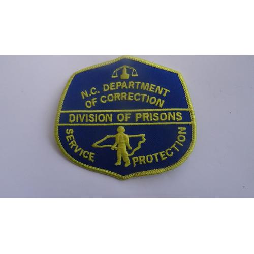 Insigne Patch Service Protection , Division Of Prison, Department Of Correction , Usa