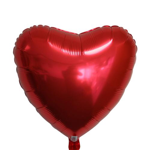 Ballon Aluminium Coeur Rouge