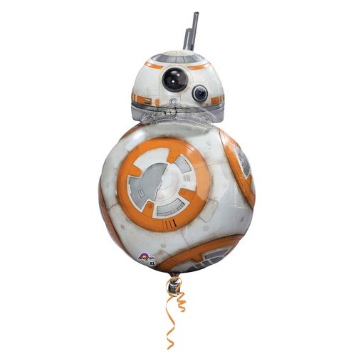 Ballon En Aluminium Bb-8 Star Wars Vii.