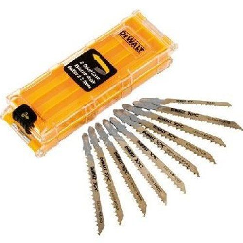 Set de 10 lames de scies pour bois - DT2205x2, DT2209x2, DT2213x2, DT2216x1, DT2217x1, DT2218x1, DT2220x1