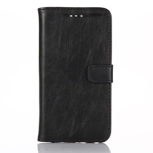 Etui De Type Portefeuille En Cuir Véritable Pour Hct One-A9 Coloris Noir