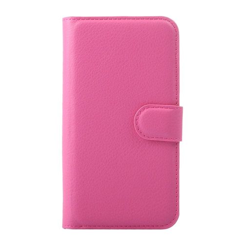 Etui Type Portefeuille Fushia Pour Huawei Y5 Rabat Latéral Articulé Fonction Sta