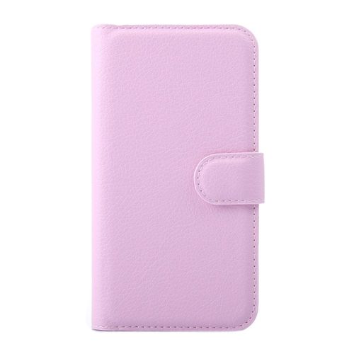 Etui Type Portefeuille Rose Pour Huawei Y5 Rabat Latéral Articulé Fonction Stand