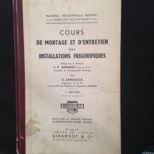Cours De Montage Et D'entretien Des Installations Frigorifiques