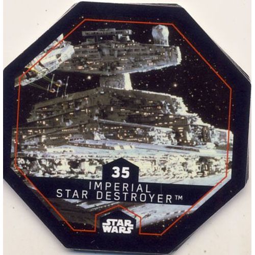 Jeton Leclerc Star Wars - Cosmic Shell - N° 35 Imperial Star Destroyer