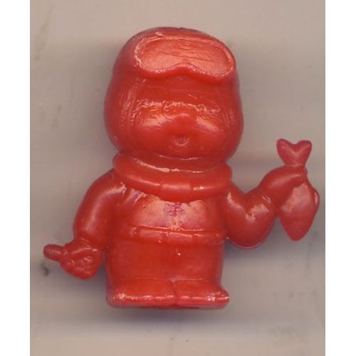 Figurine Kiki Monchichi - Bonux Ajena Sekiguchi - Kiki Plongeur Avec Poisson - Rouge