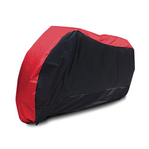 Housse Bache Moto Couvre-Moto Scooter Taille Xl 245cm Rouge Noir Impermeable