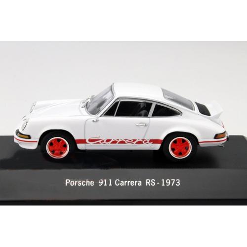 Porsche 911 Carrera Rs Année 1973 Blanc / Rouge 1:43 Atlas-Atlas