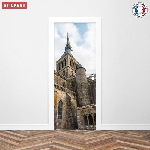 Sticker Porte Abbaye Du Mont-Saint-Michel - 204 x 83 cm