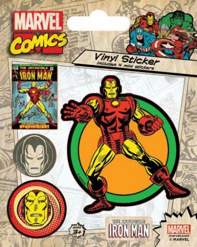 Iron Man Vinyl Decal/Autocollant-Choisir Couleur & Taille-Avengers