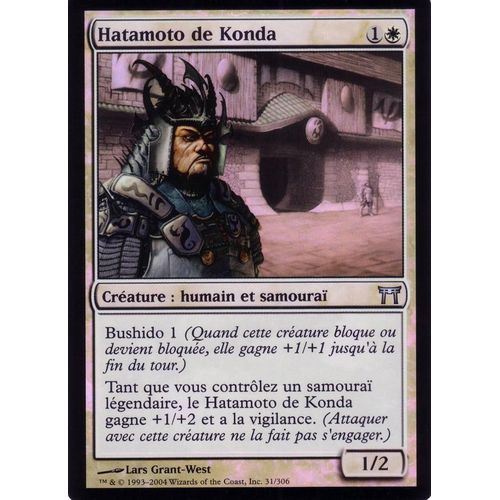 Hatamoto De Konda - Foil - Guerriers De Kamigawa - U - 31/306