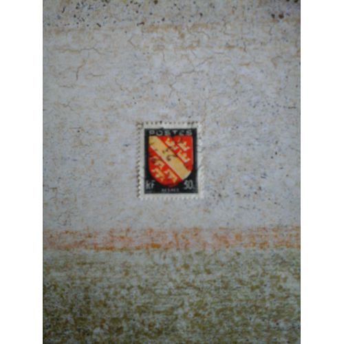 Timbre Oblitéré - Blason Alsace - 3 F - 1946