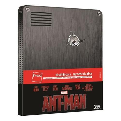 Blu Ray 2d + 3d Ant Man Edition Steelbook Spéciale
