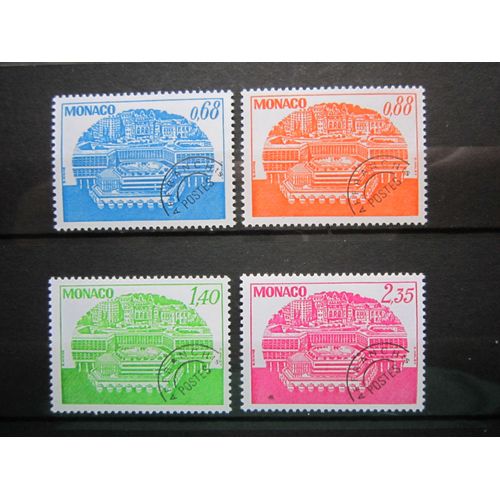 Monaco. Timbres N° 62 A 65 Preobliteres (1979). Centre De Congres