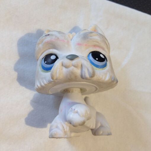 Figurine Littlest Pet Shop Chien Westie #24 Hasbro - Occasion Pour Collection Ou Jeu