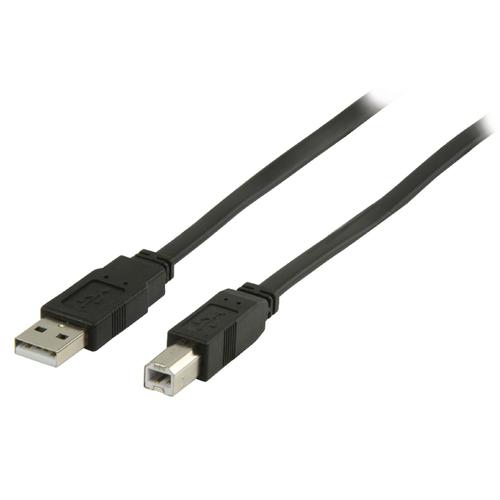 INSTEN® [3 mètres/3m] Câble USB Type A vers USB Type B Pour Imprimante  Scanner Canon Epson HP, Noir