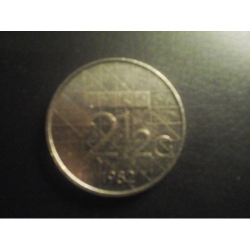 Pieces 2,5 Guilder Pays Bas Nederland 1982