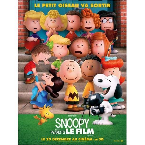 Snoopy Et Les Peanuts - Le Film /The Peanuts Movie-Véritable Affiche De Cinéma Pliée -Format 40x60 Cm - De Steve Martino Avec Noah Schnapp, Bill Melendez, Mariel Sheets, Anastasia Bredikhin - 2015