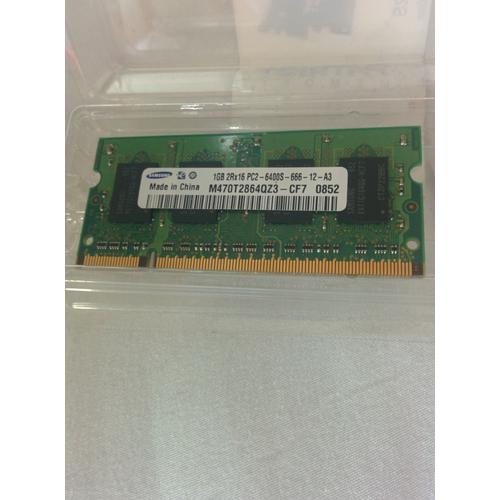 Mémoire RAM 1GB 2Rx16 PC2 - 6400S - 666 - 12 - A3