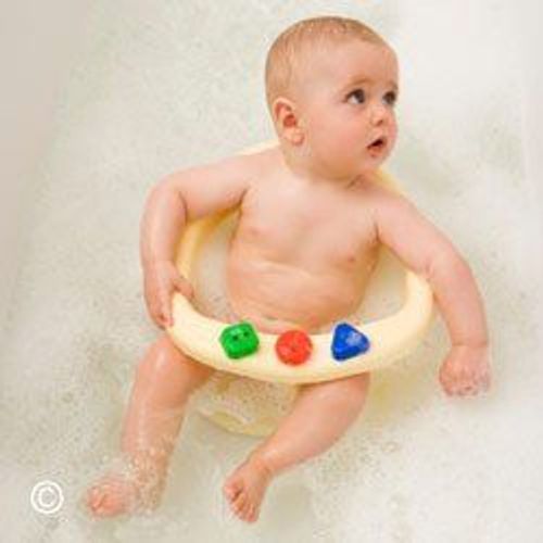 Siège Anneau De Bain Babymoov - Jaune Pastel