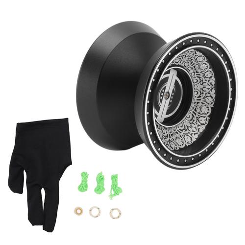 Yo-Yo Toy Compétitif Alliage Garçon Jouet Métal Yoyo Ball L1 Noir Yo-Yo