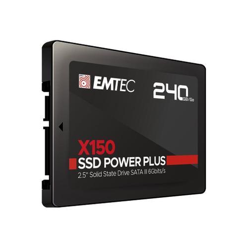 EMTEC X150 Power Plus 3D NAND - SSD - 240 Go - interne - 2.5" - SATA 6Gb/s