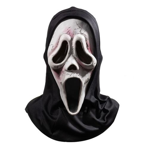 Masque Fantôme En Latex Scream 6, Couvre-Chef D'horreur Pour Halloween, Accessoires Pour Le Visage, Style Craquelé, Nouvelle Collection 2023