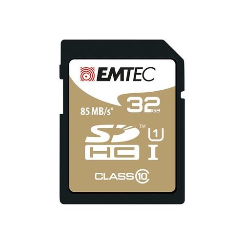 EMTEC Gold+ - Carte mémoire flash - 32 Go - Class 10 - SDHC