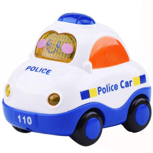 (Vidéo Incluse) Voiture Jouet Pour Enfants Du Même Style De Douyin, Voiture Inertielle Son Et Lumière, Jouet Éducatif Pour Bébé De 0 À 3 Ans, Camion De Pompiers, Voiture Son Et Lumière Unique, Voiture De Police