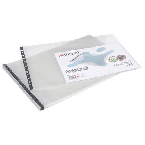 Rexel Ecodesk Pochettes Transparentes, A3, Lot De 30