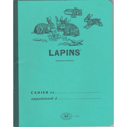 Lapins Cahier Hors-Commerce Résérvé Aux Membres De L'association Pour L'an 2000