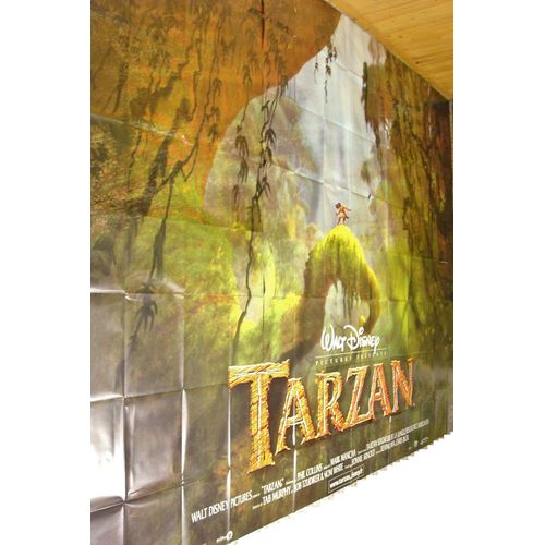 Tarzan / Walt Disney - Affiche Géante Originale De Cinéma - Format 4x3 Mètres - Un Film De Kevin Lima Avec Les Voix De Tony Goldwyn, Minnie Driver, Rosie O'donnell - Année 1999