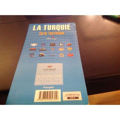 La Turquie Carte Touristique