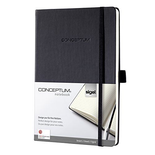 Sigel Conceptum Co122 Carnet 194 Pages A5 Ligné Noir