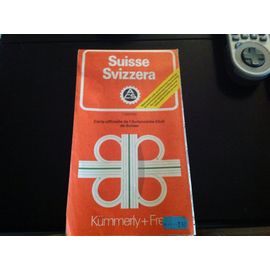 Carte Officielle  Suisse De Lautomobile Club Suisse