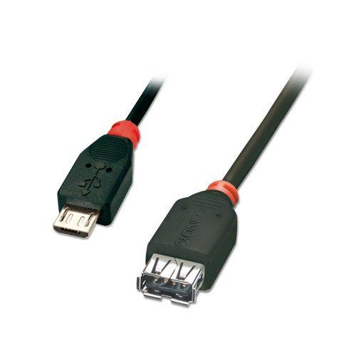 Lindy - Câble USB 2.0 type Micro-B / A OTG, 1m