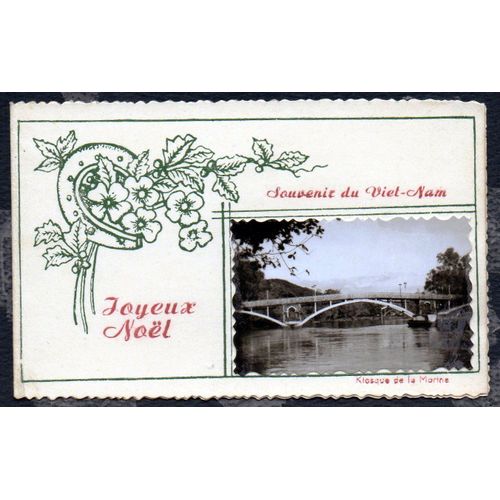 Carte Postale Ancienne, Viet Nam, Joyeux Noel Du Viet Nam