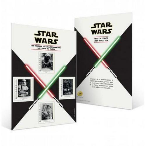 Collector Bloc Timbres Star Wars Neuf Sous Blister Édition Limitée