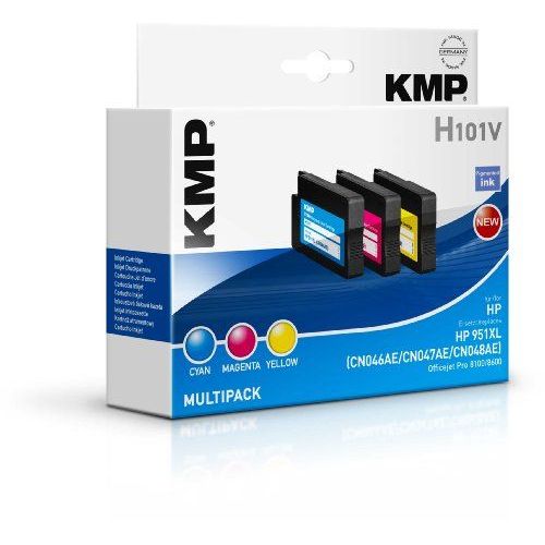 KMP H101V Multipack C/M/Y kompatibel mit HP 951 XL