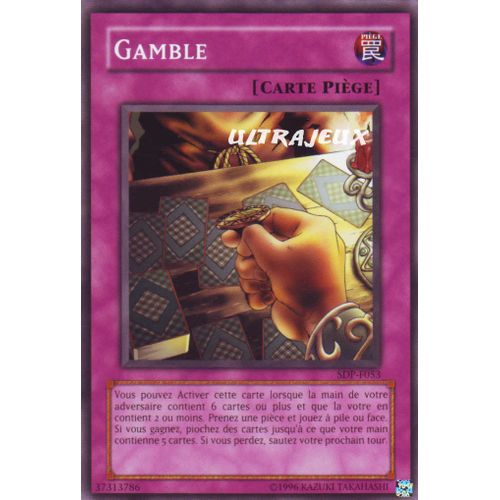 Yu-Gi-Oh! - Sdp-F053 - Gamble - Commune