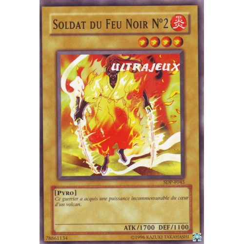 Yu-Gi-Oh! - Sdp-F045 - Soldat Du Feu Noir N°2 - Commune
