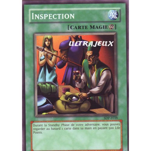 Yu-Gi-Oh! - Sdp-F038 - Inspection - Commune
