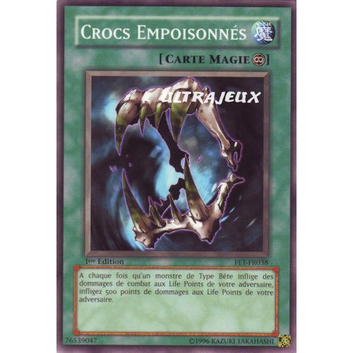 Yu-Gi-Oh! - Fet-Fr038 - Crocs Empoisonnés - Commune