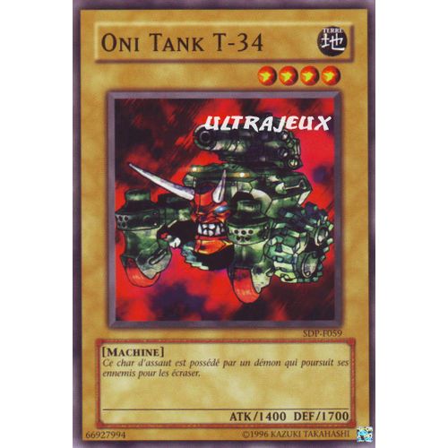 Yu-Gi-Oh! - Sdp-F059 - Oni Tank T-34 - Commune