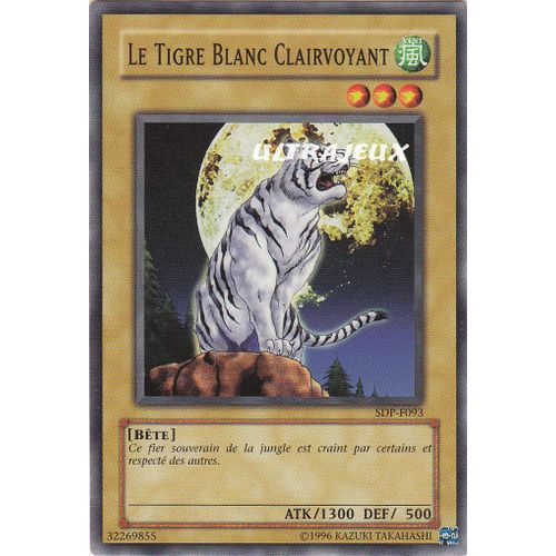 Yu-Gi-Oh! - Sdp-F093 - Le Tigre Blanc Clairvoyant - Commune
