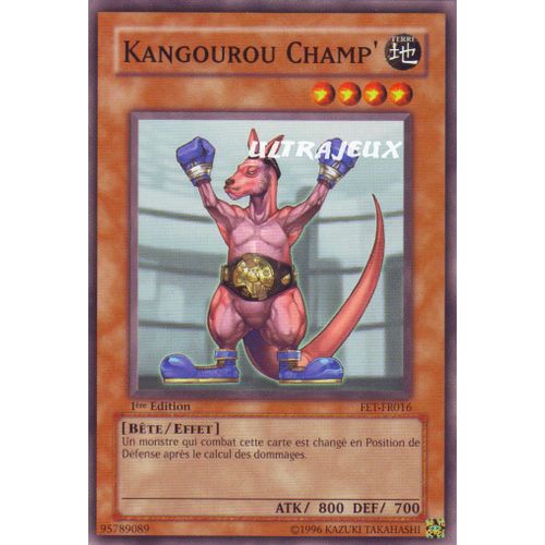 Yu-Gi-Oh! - Fet-Fr016 - Kangourou Champ' - Commune