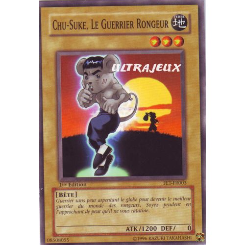 Yu-Gi-Oh! - Fet-Fr003 - Chu-Suke, Le Guerrier Rongeur - Commune