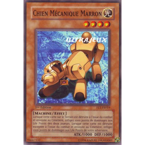 Yu-Gi-Oh! - Fet-Fr019 - Chien Mécanique Marron - Commune