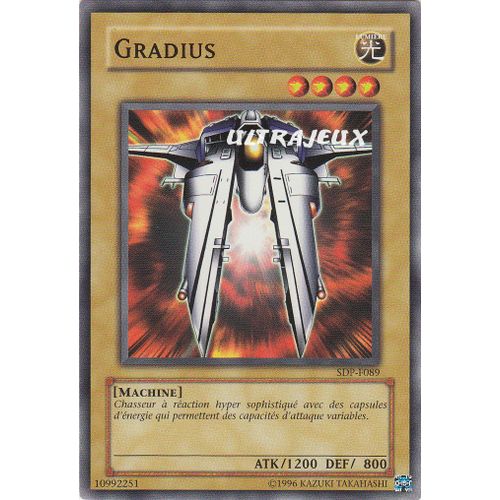 Yu-Gi-Oh! - Sdp-F089 - Gradius - Commune