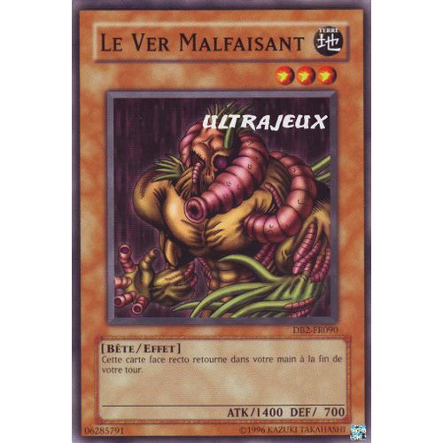 Yu-Gi-Oh! - Db2-Fr090 - Le Ver Malfaisant - Commune